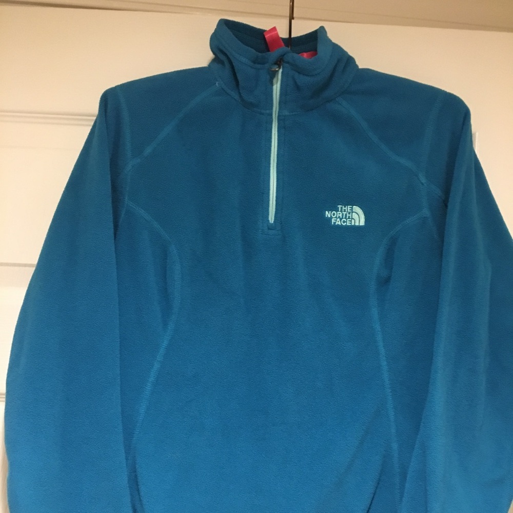 Northface Blue Women’s Quarter Zip Fleece